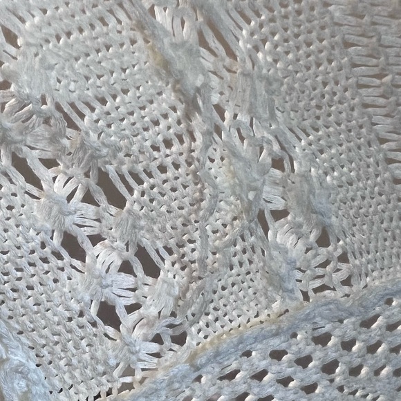 Costa Blanca | Natural Crocheted Open Cardigan - Women OS - Picture 7 of 8